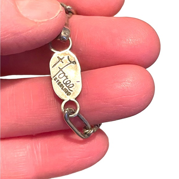 Vintage Art Deco Victorian T Foree Hunsicker Cherub Angel Sterling necklace RARE - Picture 8 of 16